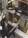 Double Tube Mount for Vertical Positioning of the Labelling Head.